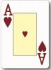 Black Jack Rose Playing Cards - Yellow